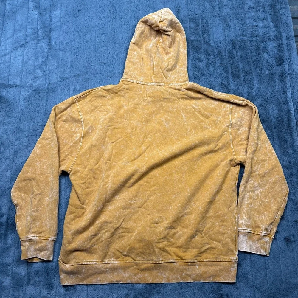 Jordan Essentials Mens Fleece Hoodie Gold Acid Wash DR3087-712 XL